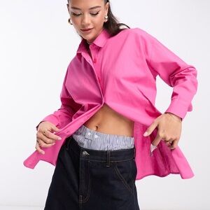 Aritzia Wilfred Free Oversized Button Down Shirt